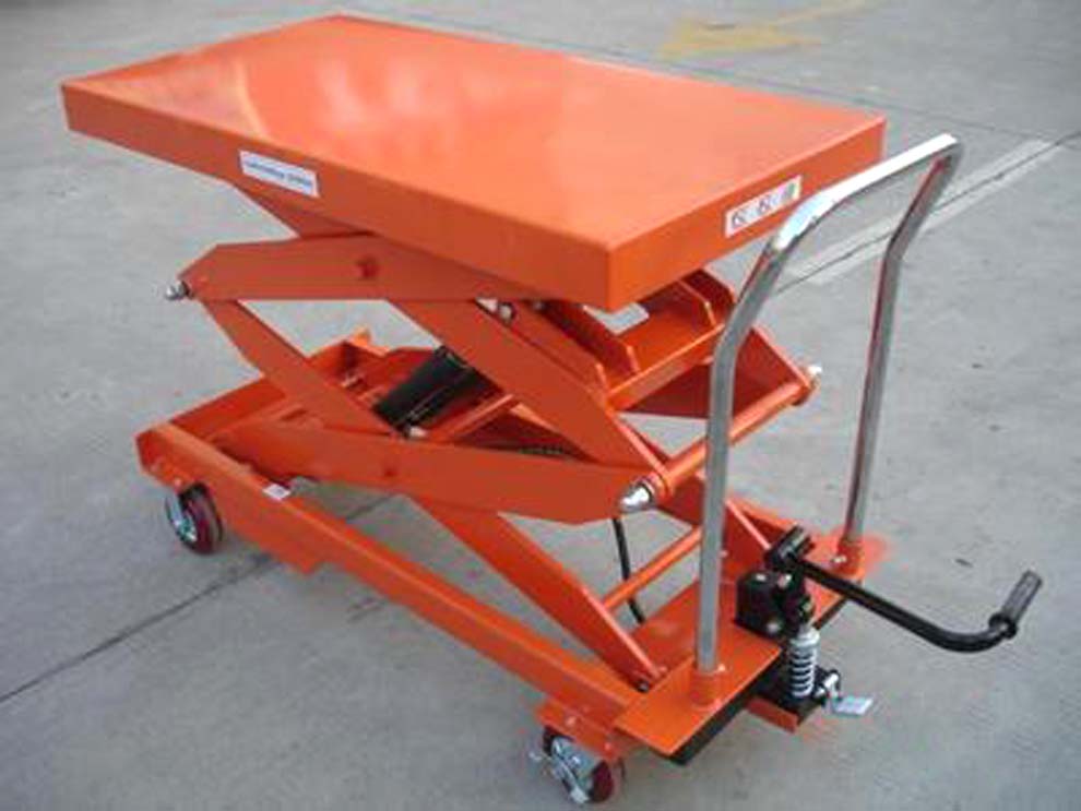 TF50S double scissor portable manual lifting table